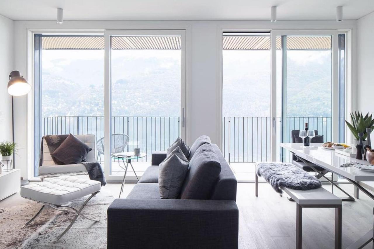 Ulivi Luxury Loft & Pool - The House Of Travelers Lägenhet Carate Urio Exteriör bild
